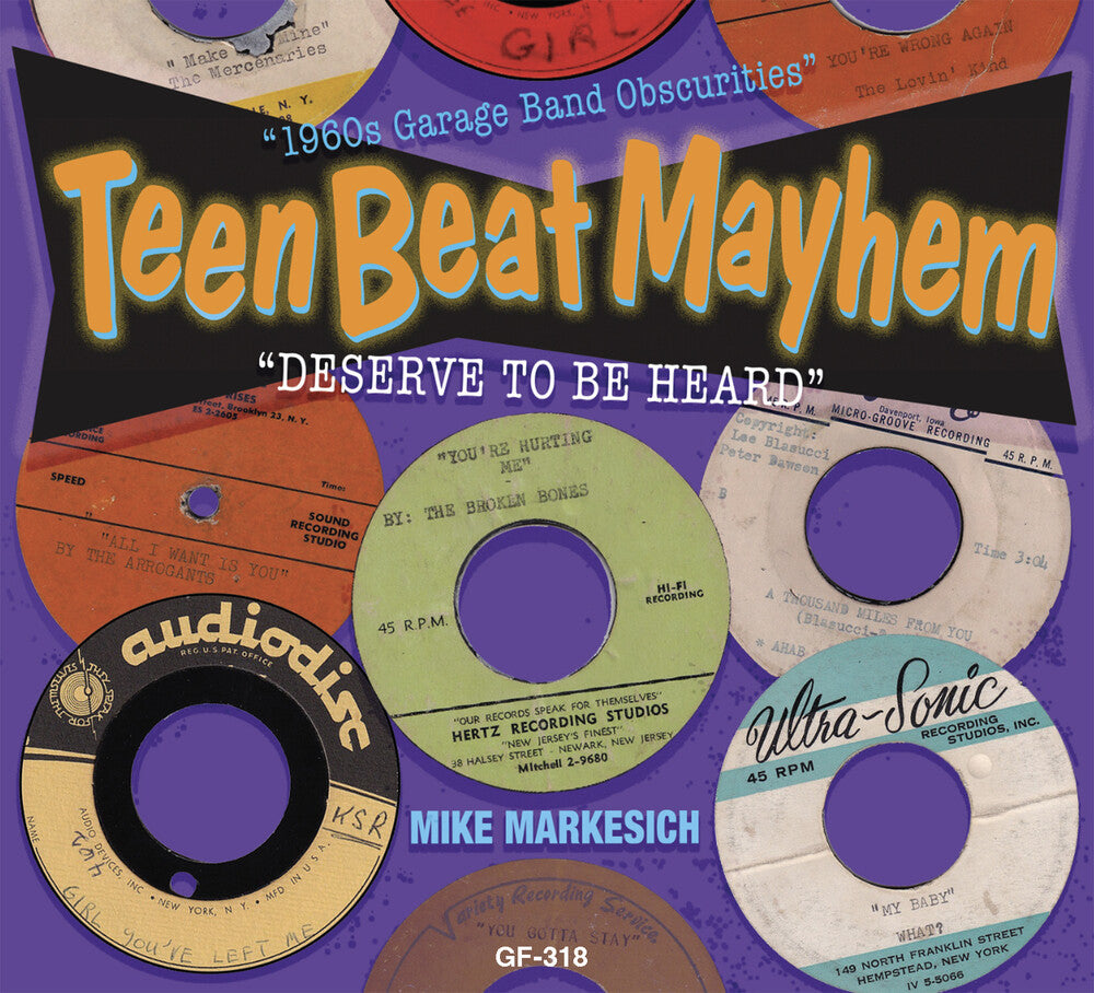 the album cover for Teenbeat Mayhem - Deserve To Be Heard / Var - Teenbeat Mayhem - Deserve To Be Heard / Var