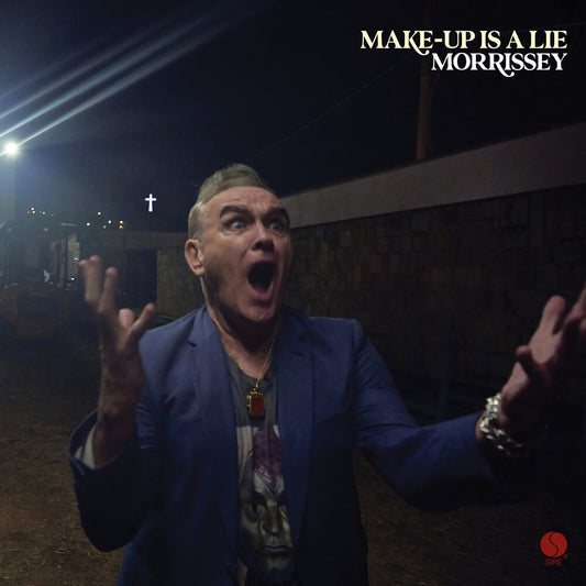 the album cover for Morrissey - Make-Up Is A Lie [Zoetrope]