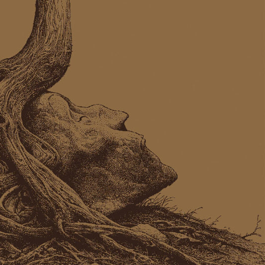 the album cover for Mizmor / Thou - Myopia (Brwn) [Colored Vinyl] [Indie Exclusive]