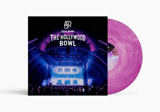 the album cover for AJR - Live From The Hollywood Bowl [Translucent Galaxy Pink/White]