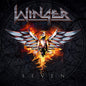 the album cover for Winger - Seven [Orange Marble]