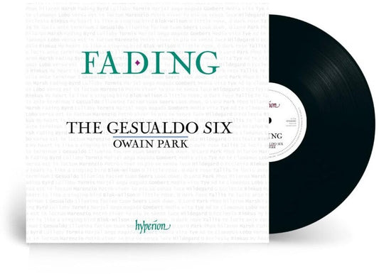 the album cover for Owain Park  / Gesualdo Six - Fading