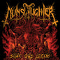 the album cover for Nunslaughter - Satanic Chaos Legions