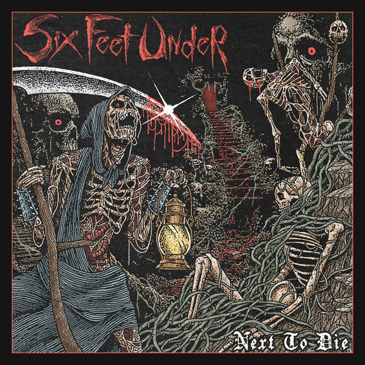 the album cover for Six Feet Under - Next To Die [Red/Black Smoke]