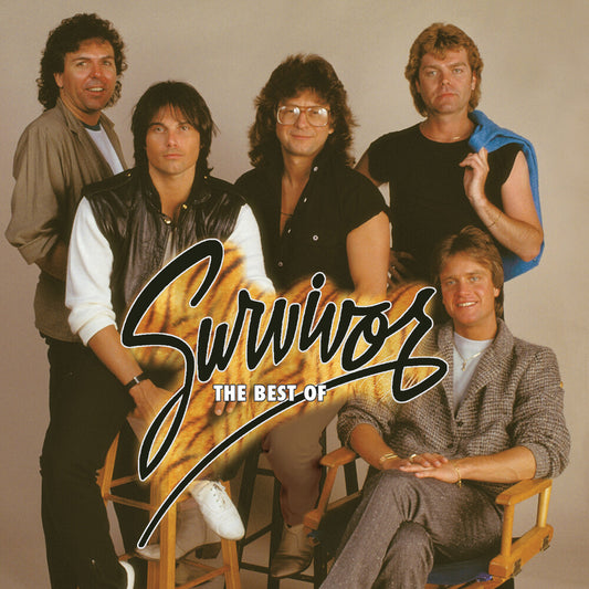 the album cover for Survivor - Best Of Survivor [Colored Vinyl] (Gate) [180 Gram] (Org) (Post)