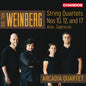 the album cover for Arcadia Quartet - Weinberg: String Quartets Vol. 6