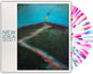 the album cover for New Idea Society - Fire On The Hill [White with Rainbow Splatter]
