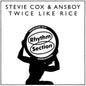 the album cover for Stevie Cox  / Ansboy - Twice Like Rice