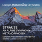 the album cover for London Philharmonic Orchestra / Edward Gardner - Strauss: An Alpine Symphony Metamorphosen