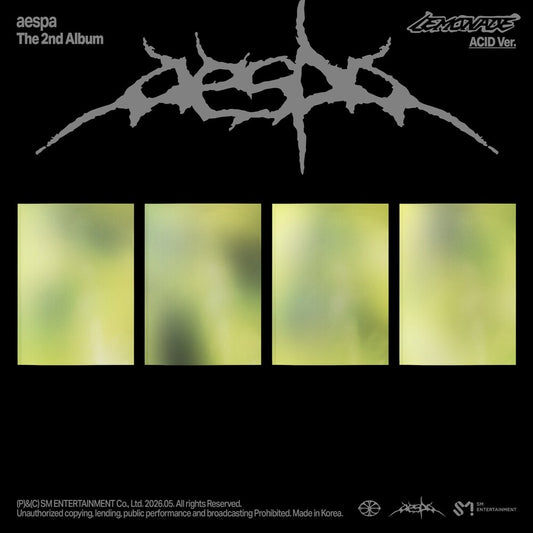 the album cover for Aespa - The 2nd Album ‘LEMONADE’ [ACID Ver.]