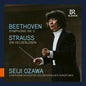 the album cover for Symphonieorchester Des Bayerischen Rundfunks - Ozawa - Beethoven & Strauss