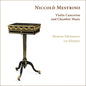 the album cover for Plamena Nikitassova - Niccolo Mestrino: Vn Concertos & Chamber Music