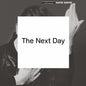 the album cover for Bowie, David - The Next Day