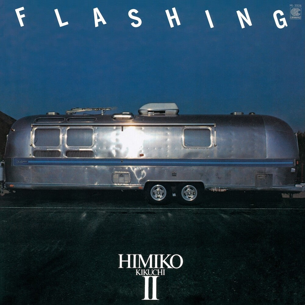 the album cover for Himiko Kikuchi - Flashing (Lita Exclusive Variant) (Blue) [Colored Vinyl]