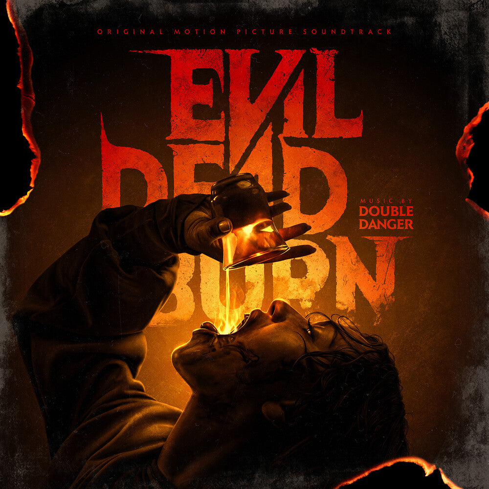 the album cover for Double Danger (Colv) - Evil Dead Burn - O.S.T. [Colored Vinyl]