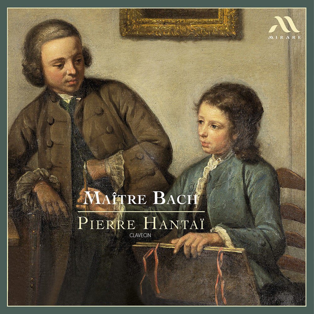 the album cover for Pierre Hantai - Maitre Bach
