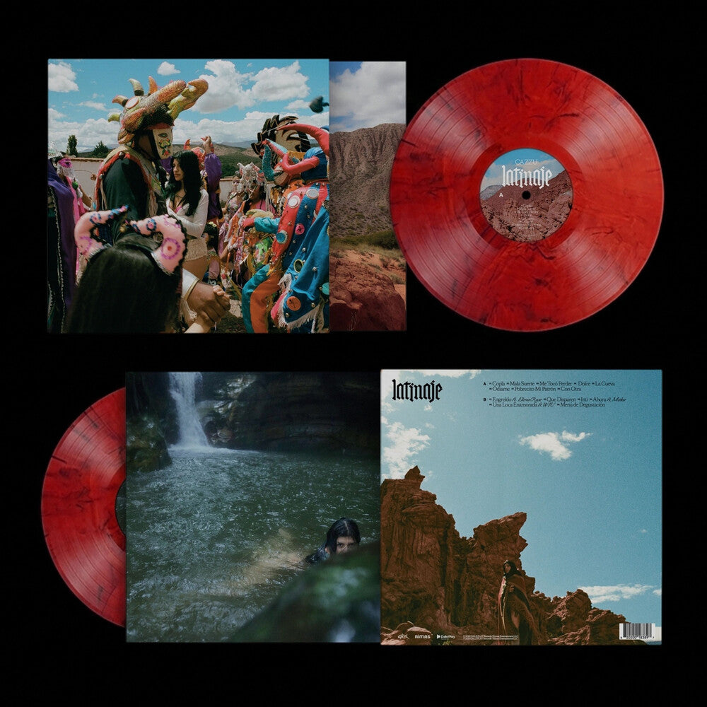 the album cover for Cazzu - Latinaje [Red Marble]