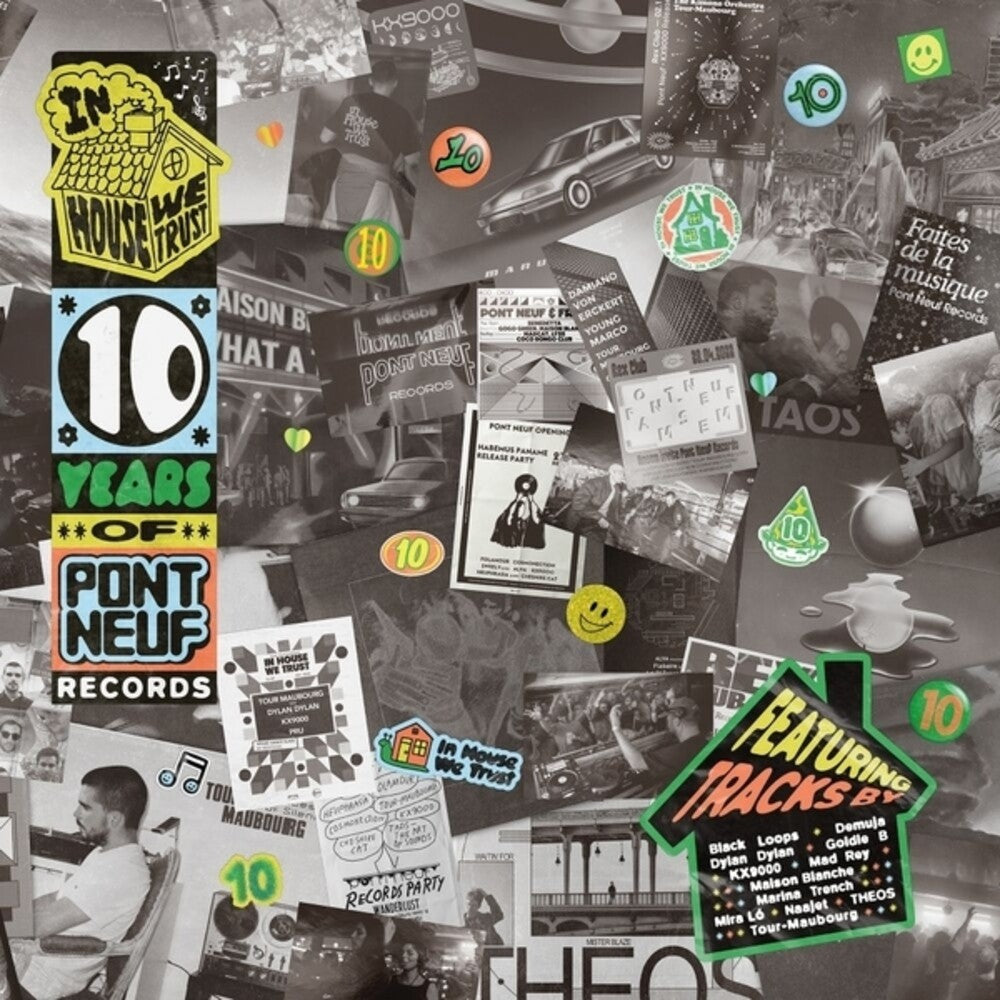 the album cover for Pont Neuf 10 Years: In House We Trust / Various - Pont Neuf 10 Years: In House We Trust / Various