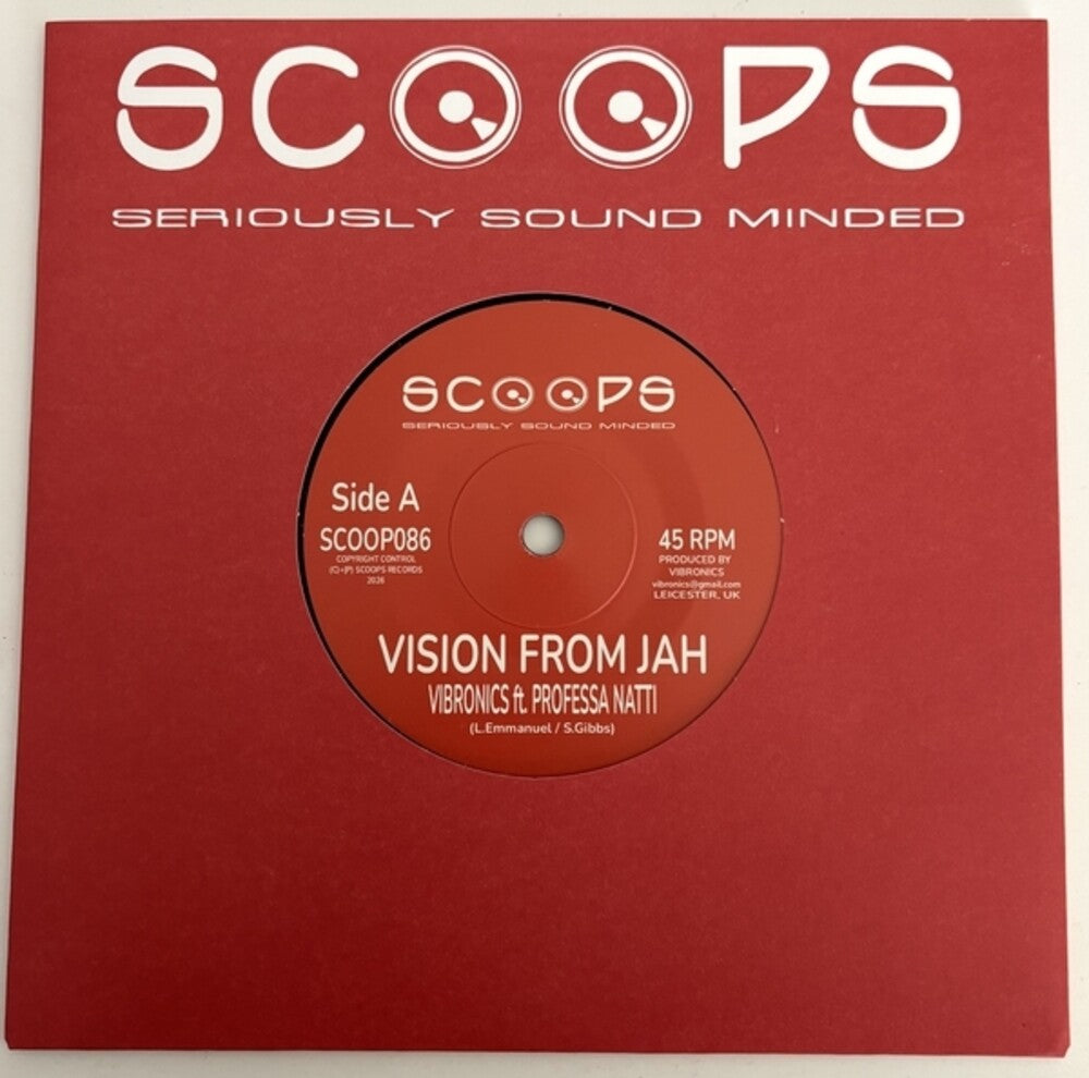 the album cover for Vibronics / Professa Natti - Vision From Jah