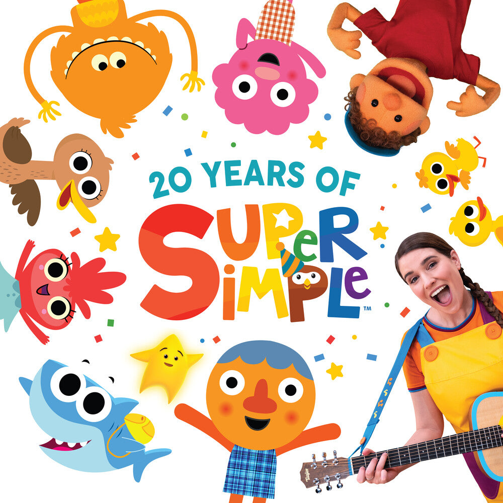 the album cover for Super Simple Songs - 20 Years Of Super Simple [Colored Vinyl] [Limited Edition]
