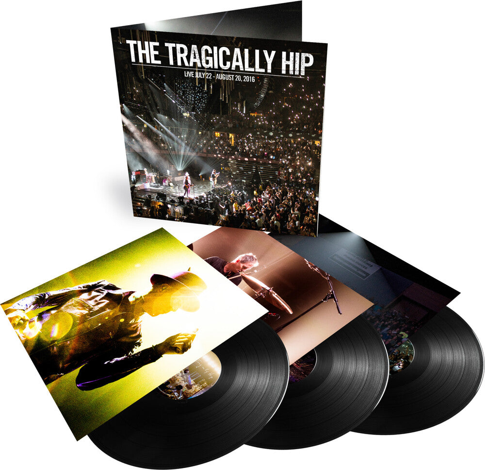 the album cover for The Tragically Hip - Live July 22 - August 20, 2016
