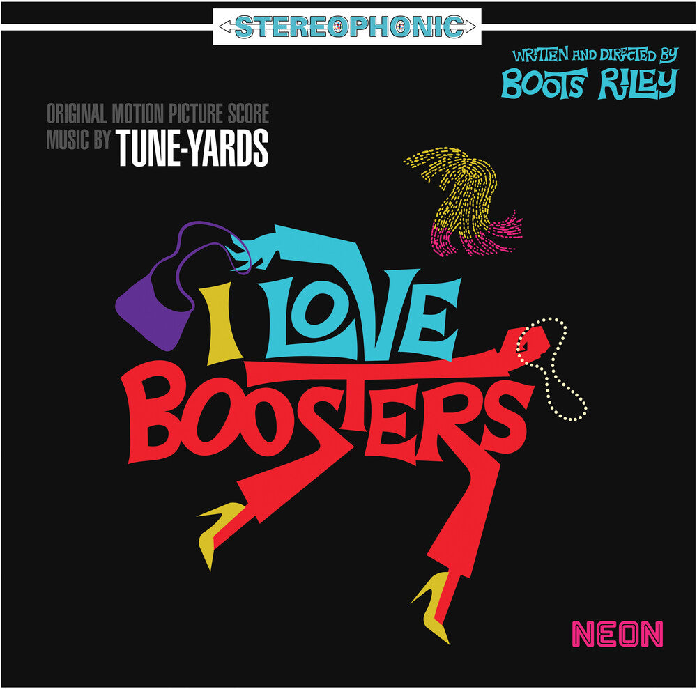 the album cover for Tune-Yards (Colv) (Ltd) (Ofgv) (Pnk) - I Love Boosters / O.S.T. [Colored Vinyl] [Limited Edition] (Ofgv) (Pnk)
