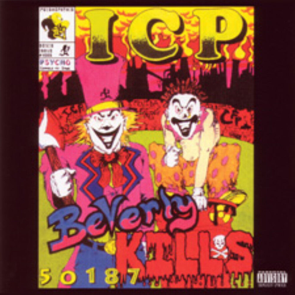 the album cover for Insane Clown Posse - Beverly Kills