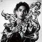 the album cover for JO1 - ANIMAL [Member Solo Jacket Ver Keigo]