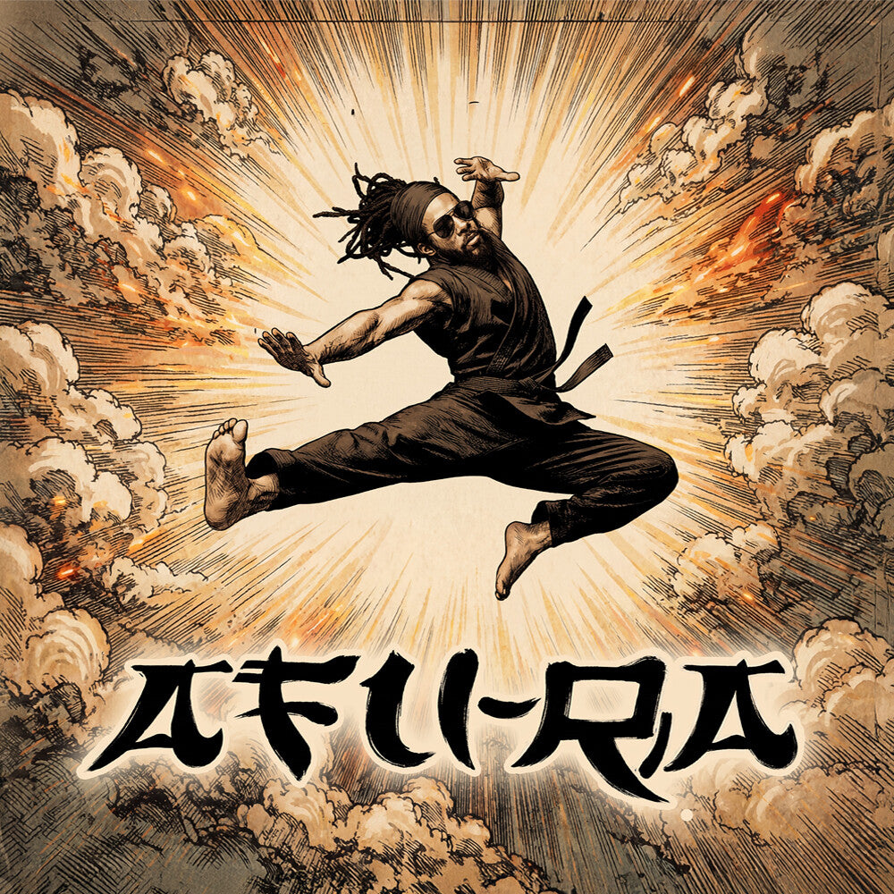 the album cover for Afu-Ra - Whirlwind Thru Cities b/w D&D Soundclash