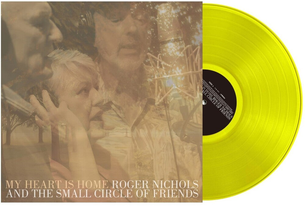 the album cover for Roger Nichols - My Heart Is Home [Colored Vinyl] [Clear Vinyl]