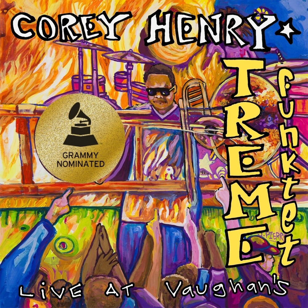 the album cover for Corey Henry - Live At Vaughan's